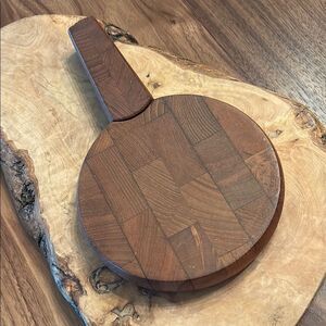 Vintage Dansk Cheese Board and Knife